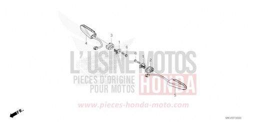 REAR WINKER NSS750S de 2025